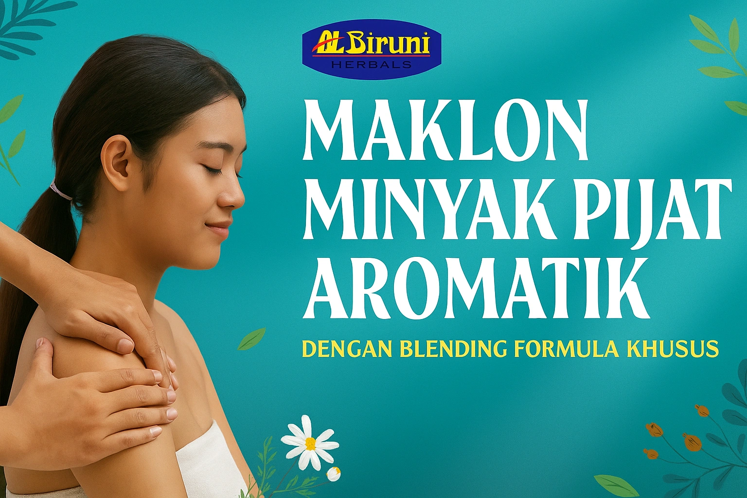 Maklon Minyak Pijat Aromatik dengan Blending Formula Khusus